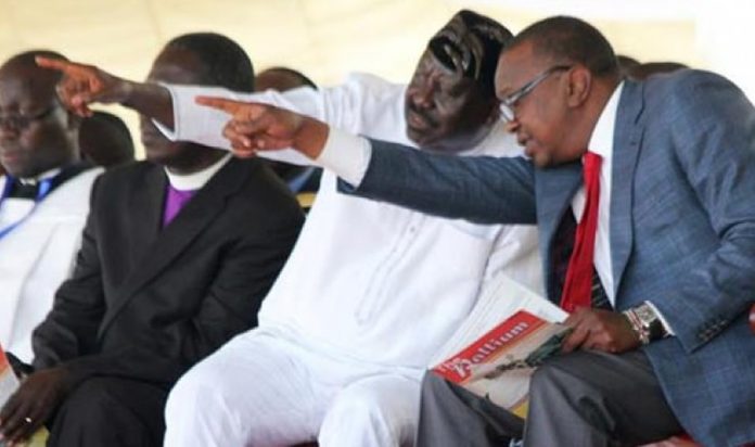 President Uhuru Kenyatta and ODM Leader Raila Odinga